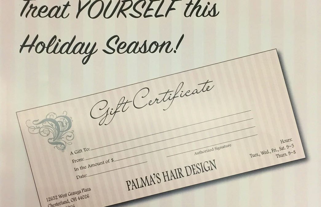 Treat Yourself this Holiday Season!